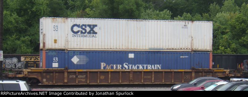 DTTX 620637A and two containers